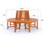 Solid Wood Eucalyptus Outdoor Bench-93698536