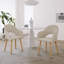 49.5cm H Luxury Fabric Upholstered Dining Chair with Wooden Legs-759353823-758737231