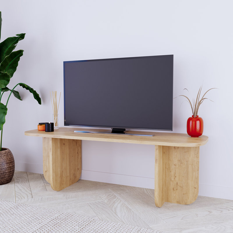Beca TV Stand 100 cm Small TV Unit for TVs up to 43 Inch, Modern Compact TV Table Stand with Storage Shelf, TV Cabinet for Living Room, Media Console Furniture, 3 Colour Options