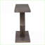 Table basse en placage de sapin avec pieds hexagonaux creux, panneau de fibres à densité moyenne pour entrée sophistiquée, assemblage facile