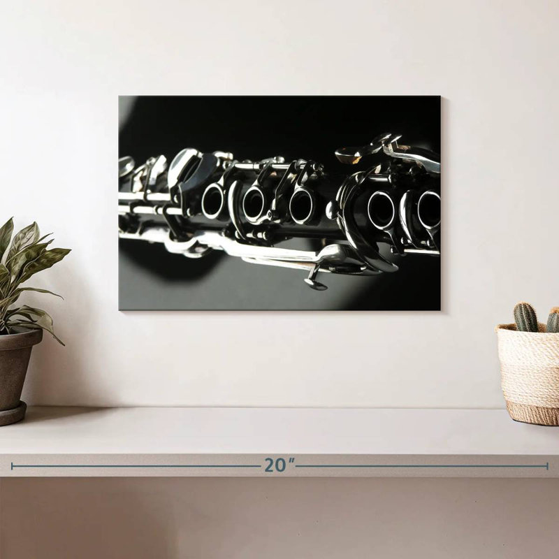 Abarca Clarinet Details, 20" H x 30" W