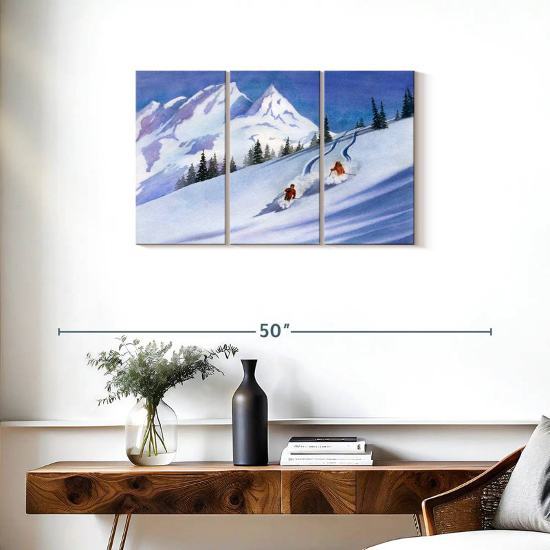 Ski rétro Sireci, H 20 po x l 33 po