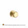 Round Single Dummy Door Knob with Traditional Round Rose