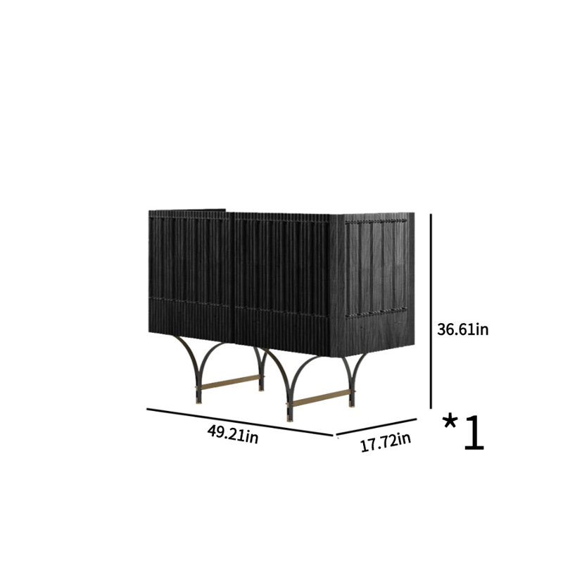 Armoire d'appoint laquée luxueuse