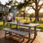 3-Piece HDPE Outdoor Dining Set | 1 Table + 2 Bench | Weather-Resistant, UV-Stable & Eco-Friendly-1220050373