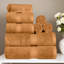 Renata 8 Piece 800 GSM Egyptian-Quality Cotton Towel Set-1605015612
