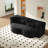 Evren Boneless Modern Minimalist Compression Convertible Floor Sofa Bed with Pillows-124301690-124301687