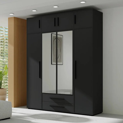 Sunde Manufactured Wood Wardrobe