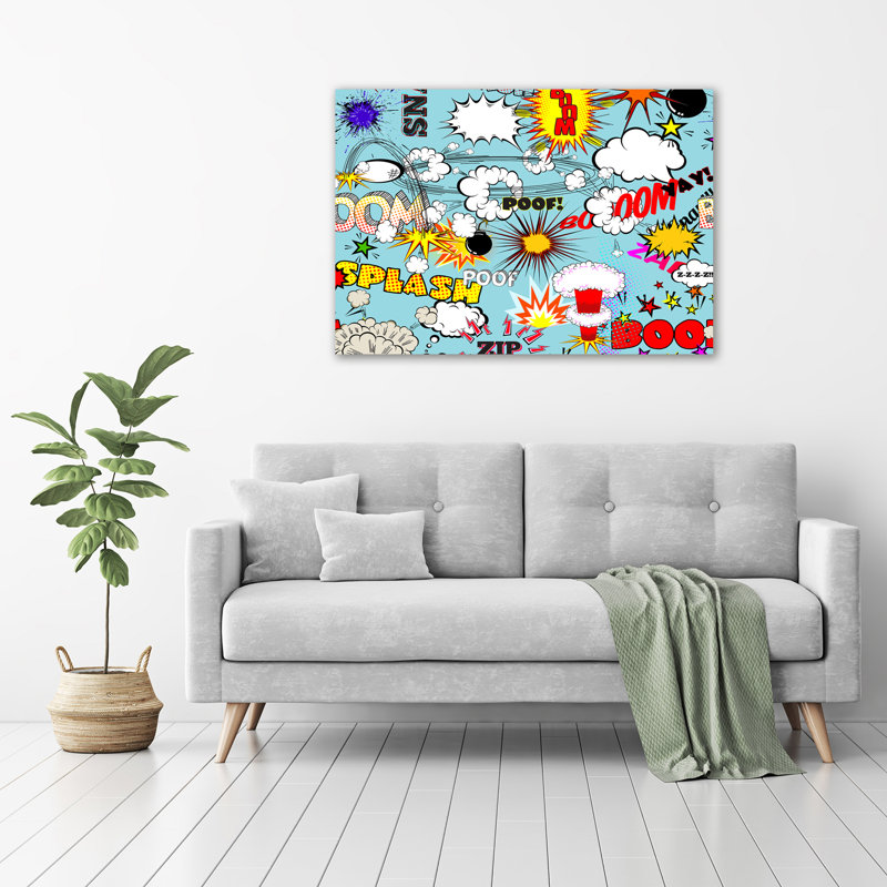 Canvas Print - Wall Art - Prints On Canvas - 100X70 Image Picture Theme: Comic Book