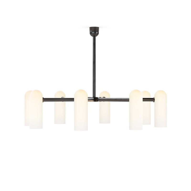 Odyssey 8 - Light Chandelier, Black Gunmetal