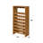 Hanzi Oak Finish Wine Rack