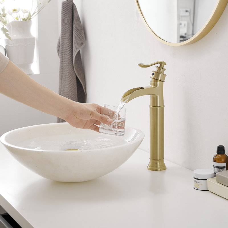Robinet de salle de bain vasque, Noir mat, Oui