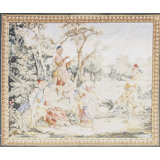 Hand-Knotted High-Quality Gold and Beige Area Rug