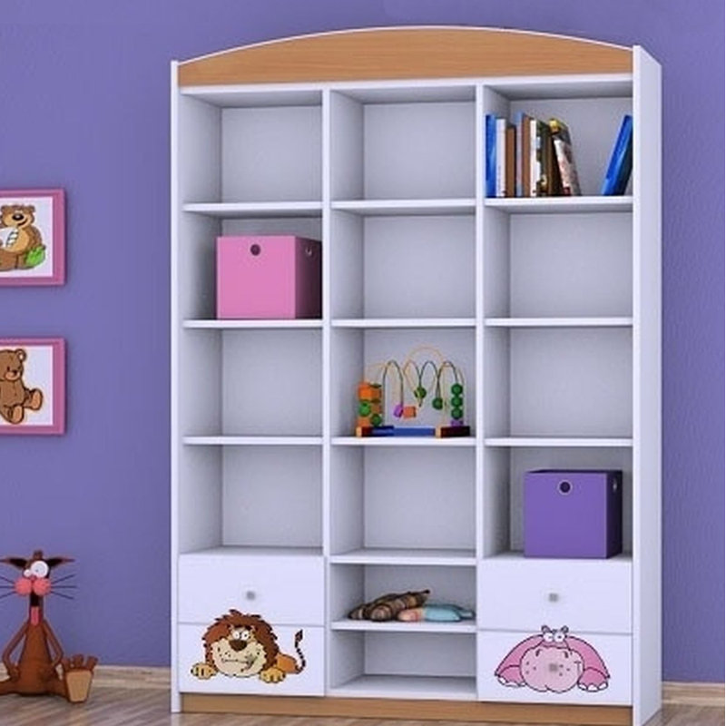 Raina 183cm H X 132cm W Kids Cube, Natural