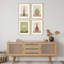 "Décoration murale de style rétro Mid-Century avec bouteilles et vases", 4 pièces-101520275-101520277