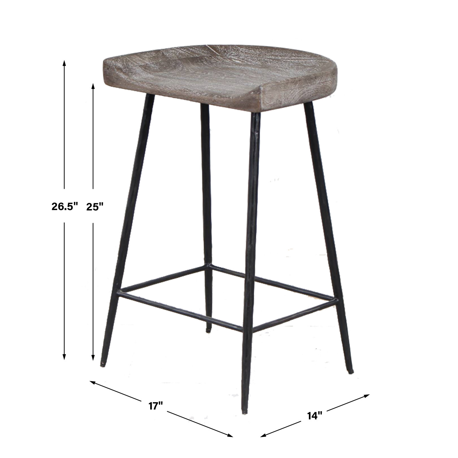 Caris 25" Bar Stool
