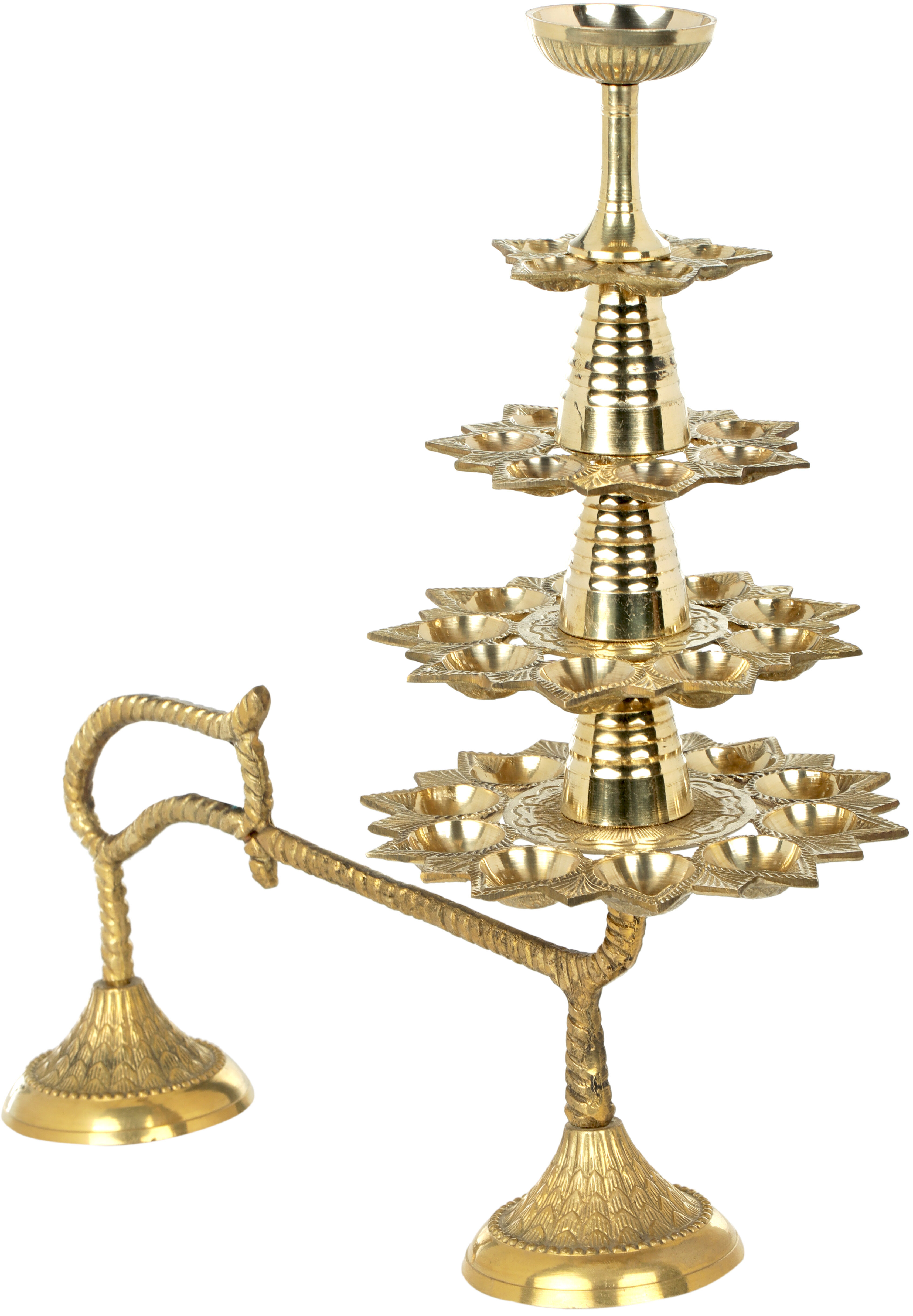 Brass Tabletop Candelabra