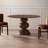 Small round household dining table