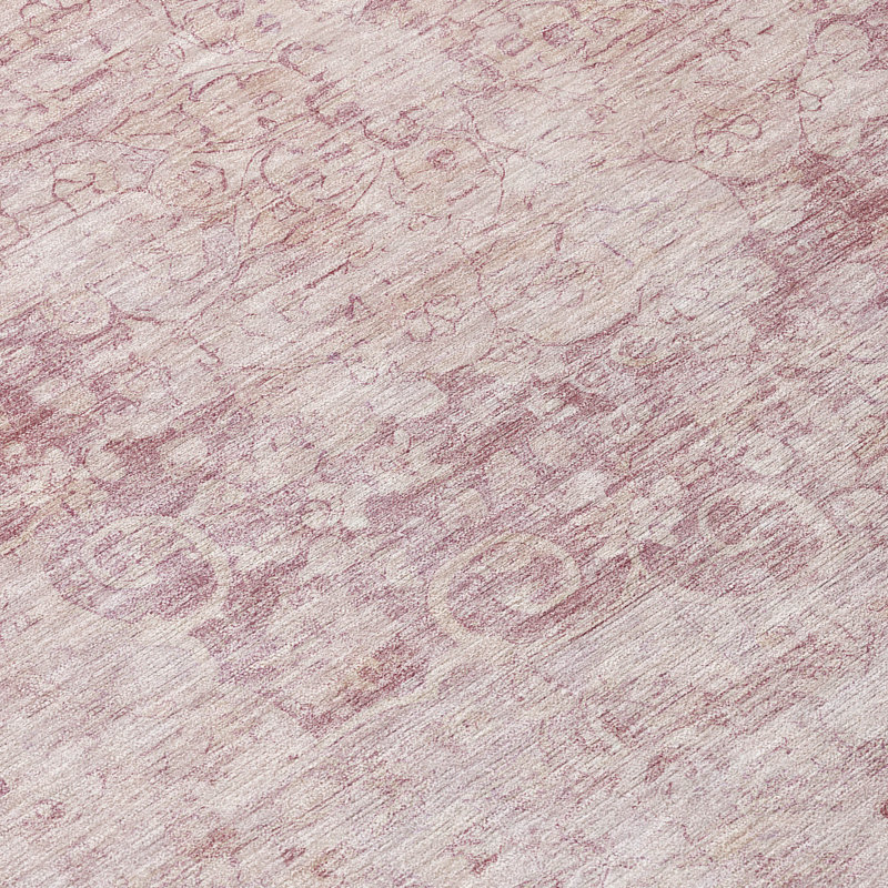 Tapis intérieur / extérieur rose Arienne , 10 pi x 14 pi