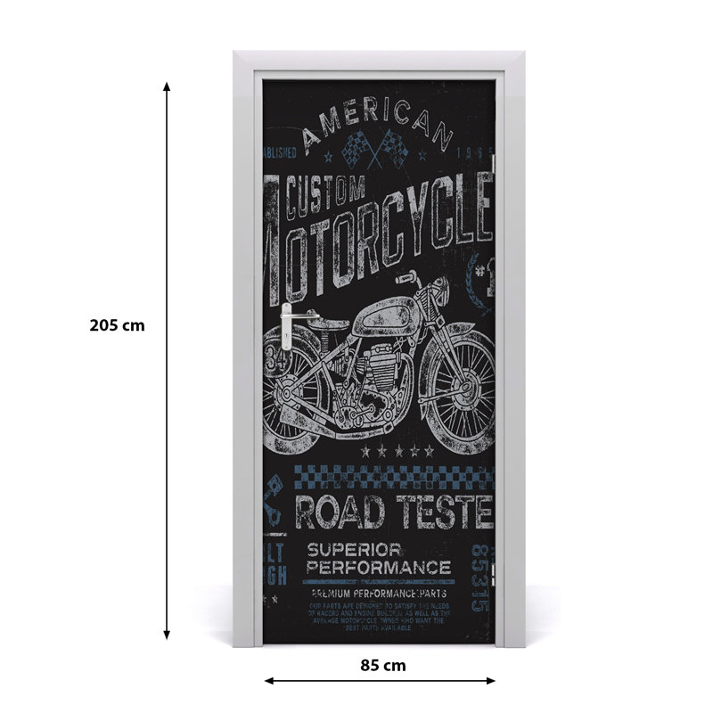 Motoring Door Decal