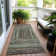 Machine Washable Indoor/Outdoor Xhevrie ACN1725 Olive Rug