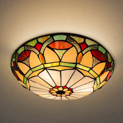 Uchis Glass Flush Mount