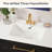 36" Freestanding Bathroom Vanity with Single Ceramic Sink, 6 Drawers & Adjustable Shelf-422698562