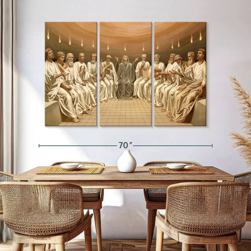 Adella 12 Disciples, 42" H x 65" W