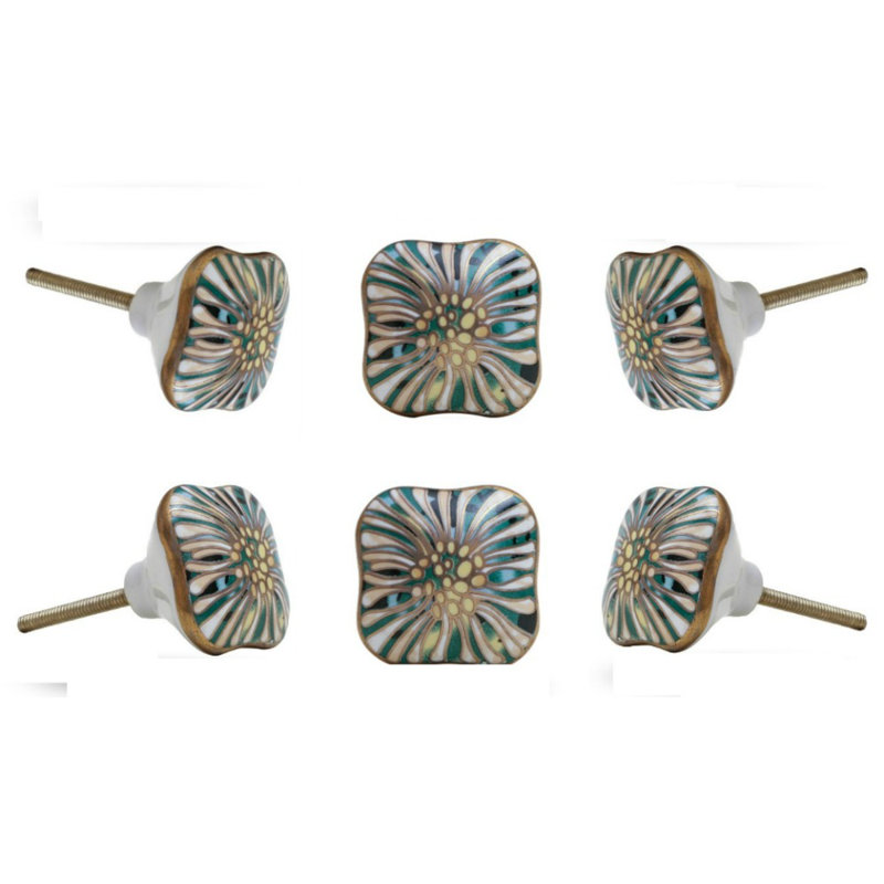 Multipack de boutons carrés Salah