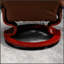 Fauteuil inclinable manuel en similicuir avec pivot réglable, repose-pieds et accoudoir enveloppé pour un confort ultime