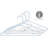 Plastic Standard Hanger for Suit/Coat-23003658