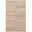 Tapis unique transitionnel crème en laine noué à la main des années 2010 de 4 pi 11 po x 7 pi 11 po Phillipa