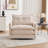 36.3" Chenille Rotatable Upholstered Sofa Chair With Side Pockets-905065906