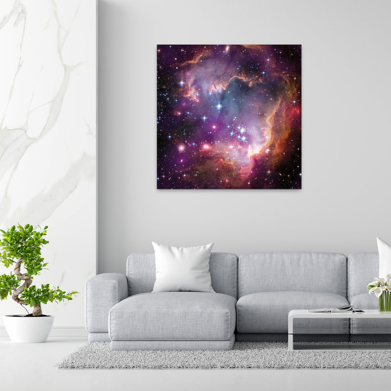 Magellanic Cloud Galaxy Contemporary Art, 48" H x 48" W