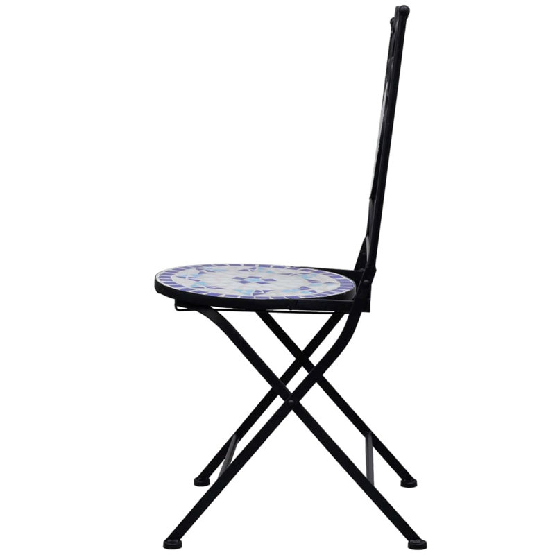 Priory 2 - Person Metal Patio Dining Set with Square Table