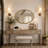 Mushi Metal Scalloped Wall Mirror