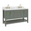 Ensemble de meuble-lavabo double 61 po Magnolia-253264458-266492535-266492532