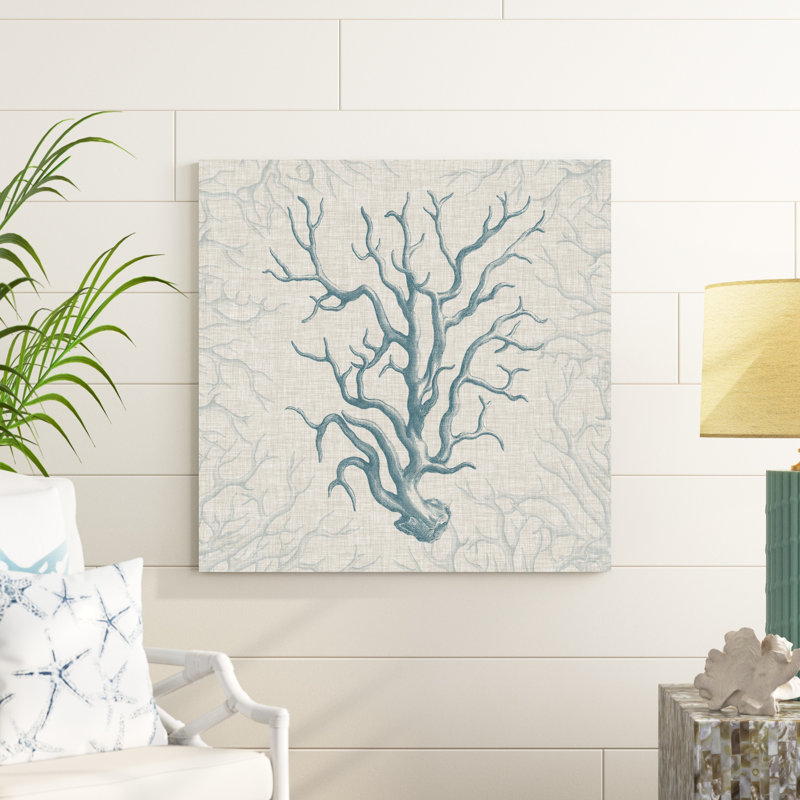 Motif corail II, H 36 po x l 36 po x P 1,25 po