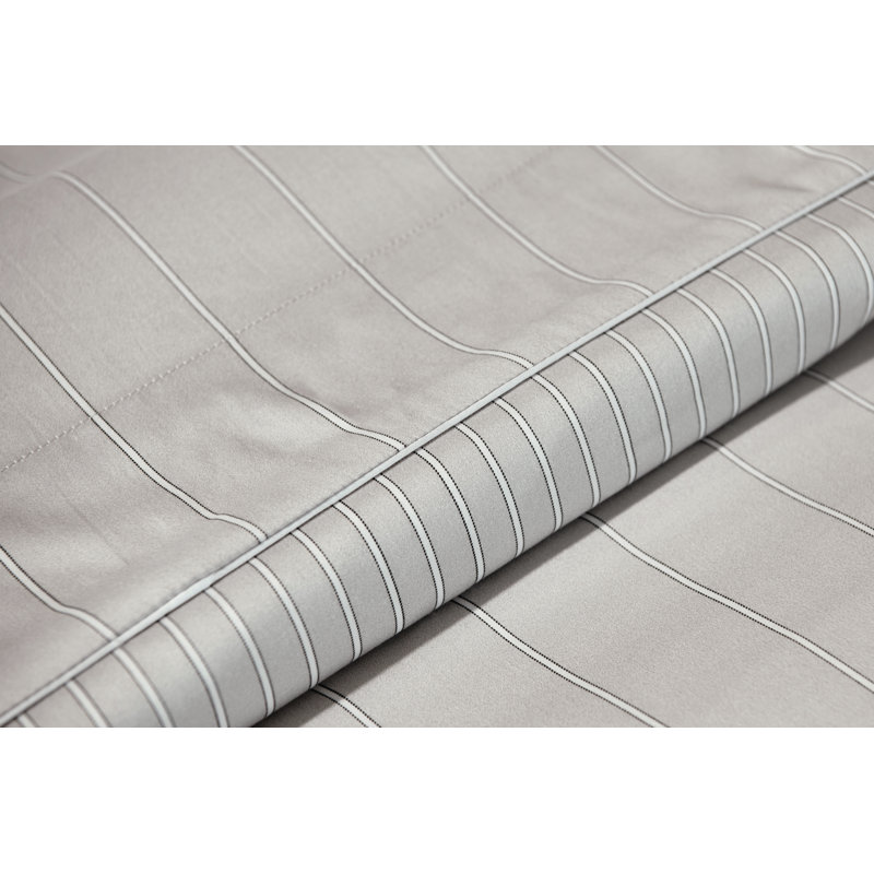 Journey gris Queen flat sheet, Queen
