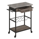 Nora Metal Kitchen Cart