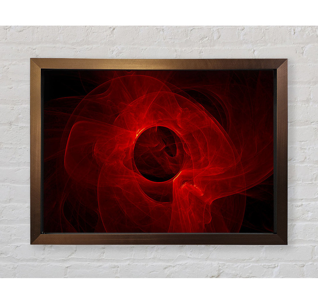 Gerahmtes Wandbild Red Planet Smoke