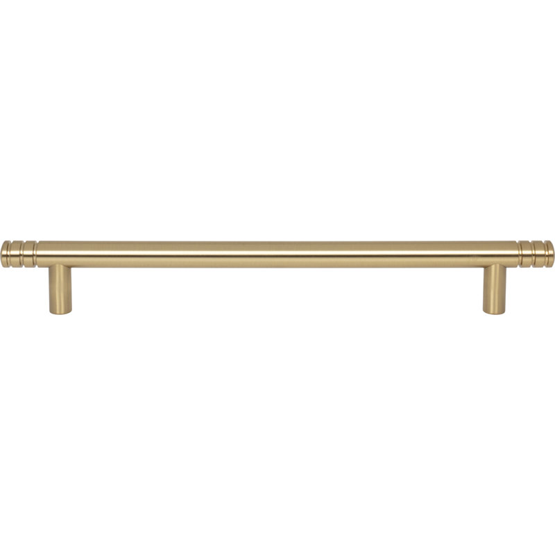 Griffith 12" Warm Brass Appliance Pull with Mounting Hardware