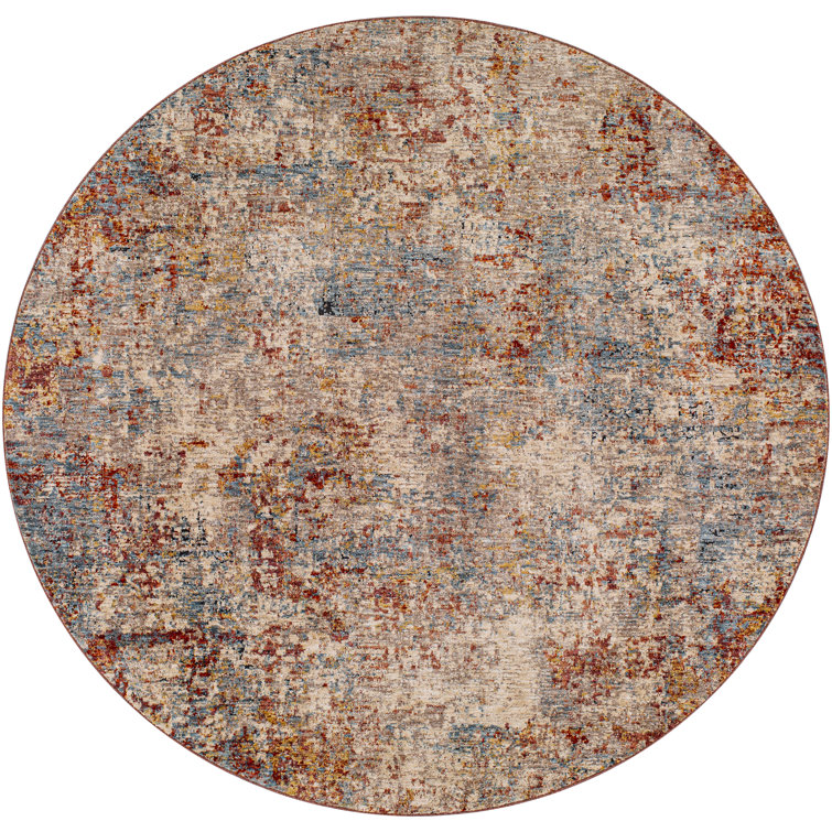Bankhead Abstract Saffron/Peach Area Rug