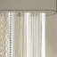 Rideau de douche en coton avec chenille-129034476