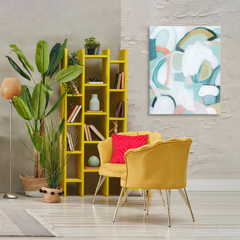  "Pastel Arched Forms", art mural par Grace Popp, H 40 po x l 30 po