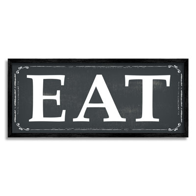 EAT noir et blanc