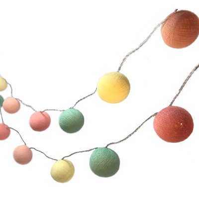 Misti LED Cotton Ball String Light