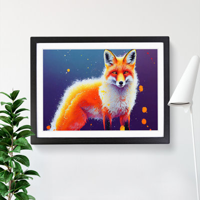 XH1022-6621X Fox Vol.3 Abstract 1 Piece Single Picture Frame Painting