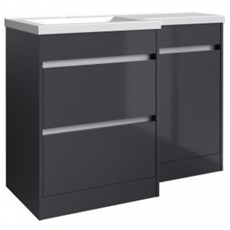 Clifton 600mm Single Bathroom Vanity with Vitreous China Basin