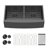 33" L x 21" W Farmhouse/Apron Kitchen Sink 50/50 Double Bowl Stainless Steel Sink with Sink Grid and Basket Strainer-69267946